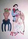 China: <i>chun hua</i> erotic 'Spring Picture', mid-20th century, artist unknown